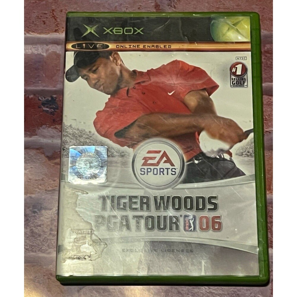 EA SPORTS Tiger Woods PGA Tour 06 Complete Case Disc Manual Xbox E NTSC-U/C